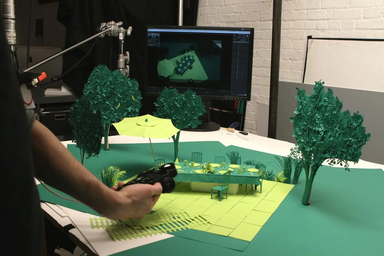 Contoh visual gaya Stop Motion