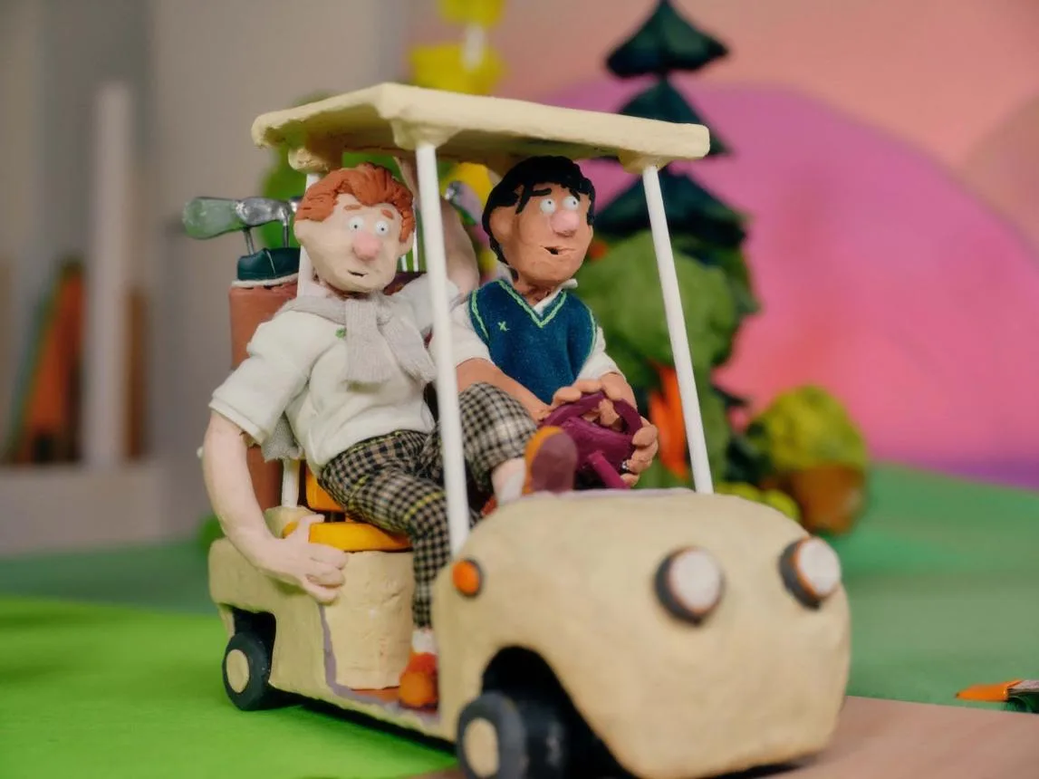 Contoh visual gaya Claymation