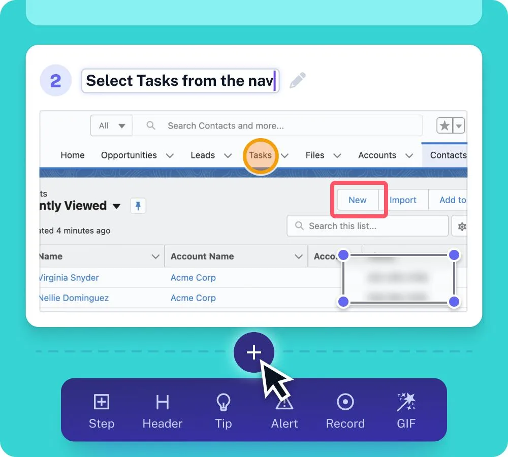 Contoh visual gaya Screencast Video