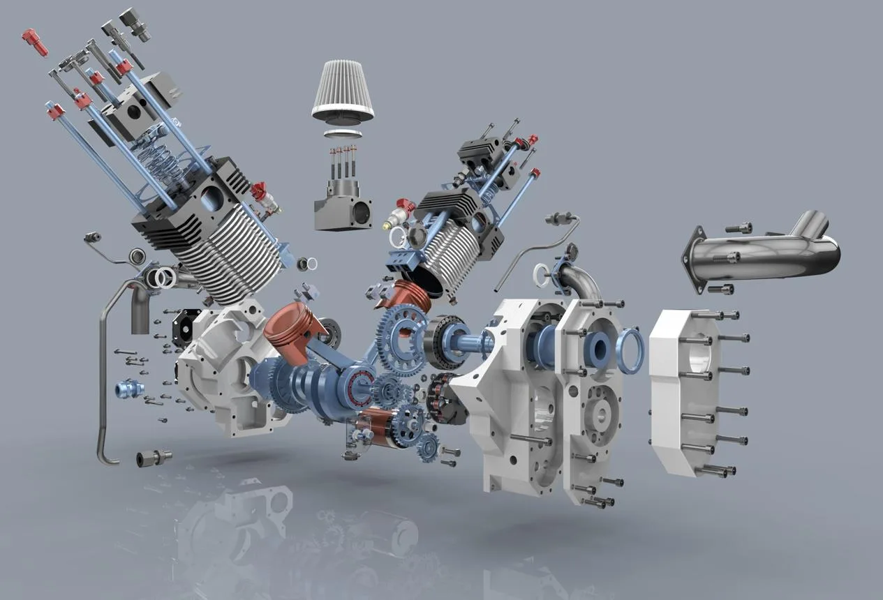 Contoh visual gaya Mechanical Video