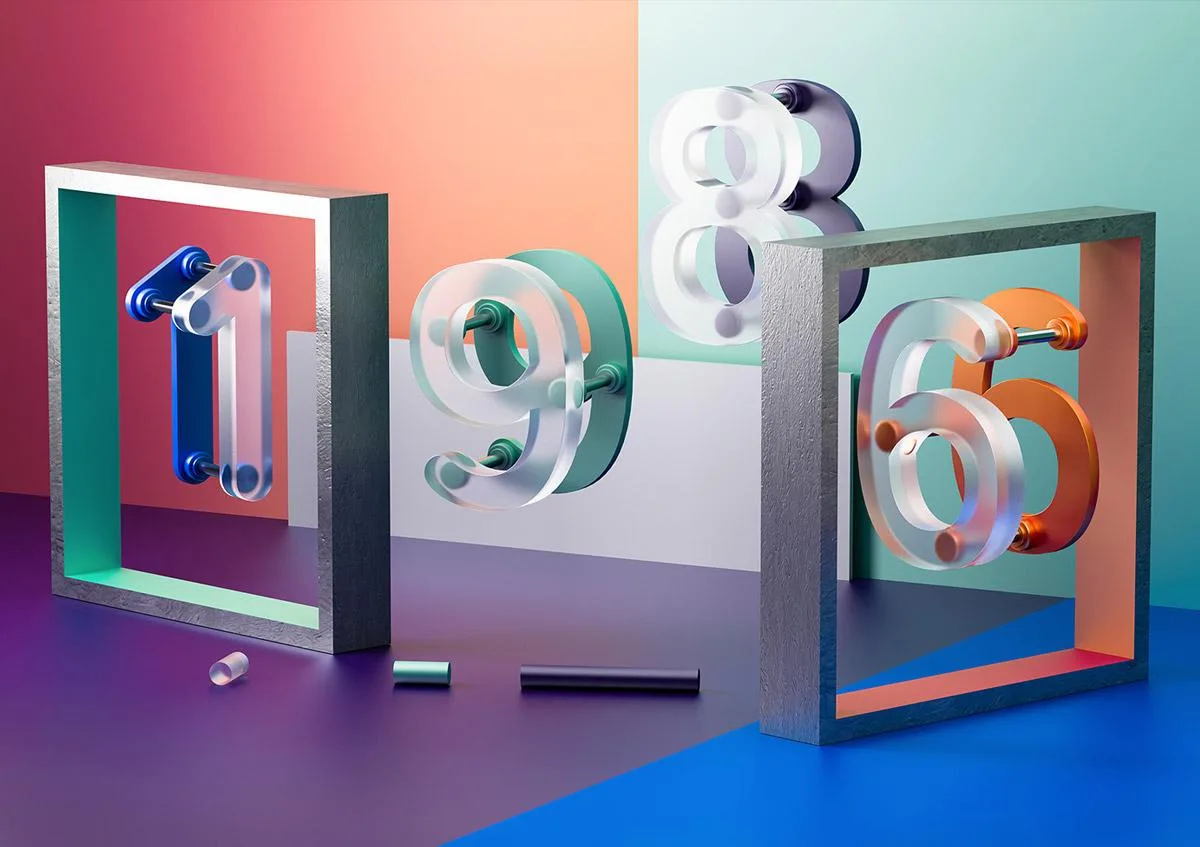 Contoh visual gaya Motion Graphics 3D & Kinetic Typography